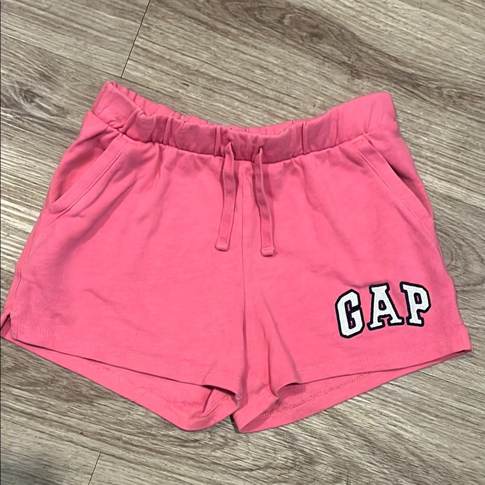 GAP Pink Athletic Shorts with Drawstring Waist